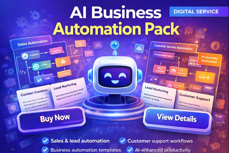 50 AI Business Automation Templates - ChatGPT Prompts & Workflows